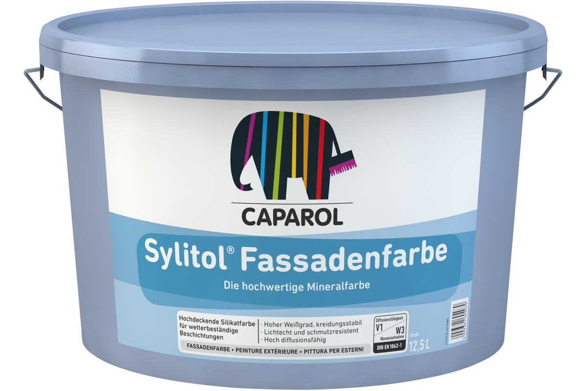 Caparol Sylitol Fassadenfarbe 5,0 lt Weiß